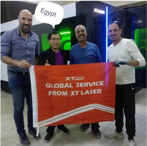 Layanan bebas khawatir mulai dari hari baru XTlaser After sales Global Service Line Pakistan Station